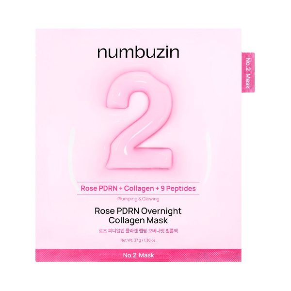 Numbuzin No.2 Rose PDRN Overnight Collagen Mask