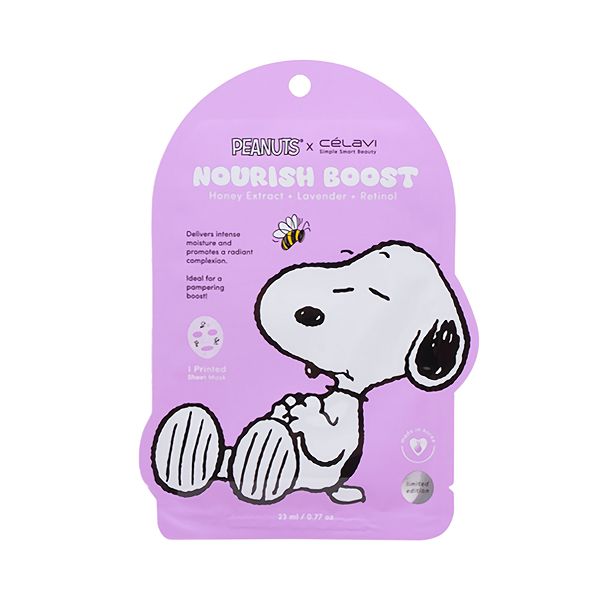 Celavi Peanuts Nourish Boost Face Mask (Honey Extract+ Lavender+ Retinol)