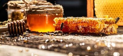 Honigglas-Etiketten