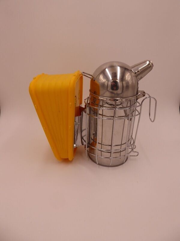 Smoker 10 cm Edelstahl Blasebalg aus Vinyl