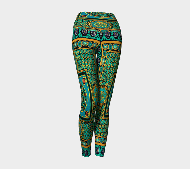 Dream of Teal  Yoga Leggings