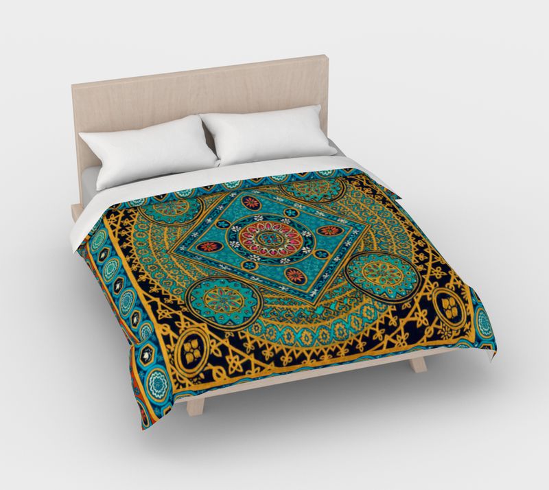 Sacred Earth Queen Duvet Cover