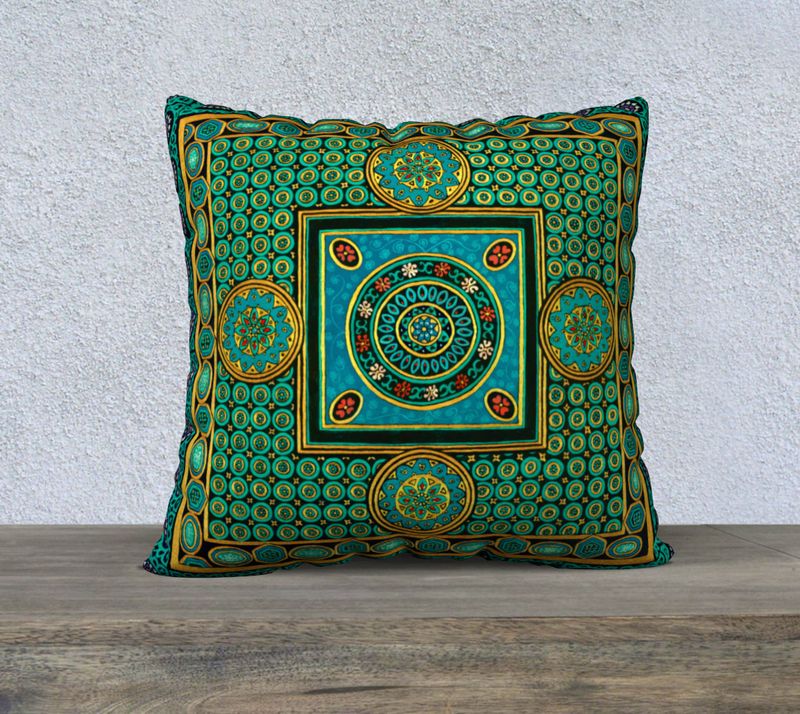 Teal  Pillow Case
