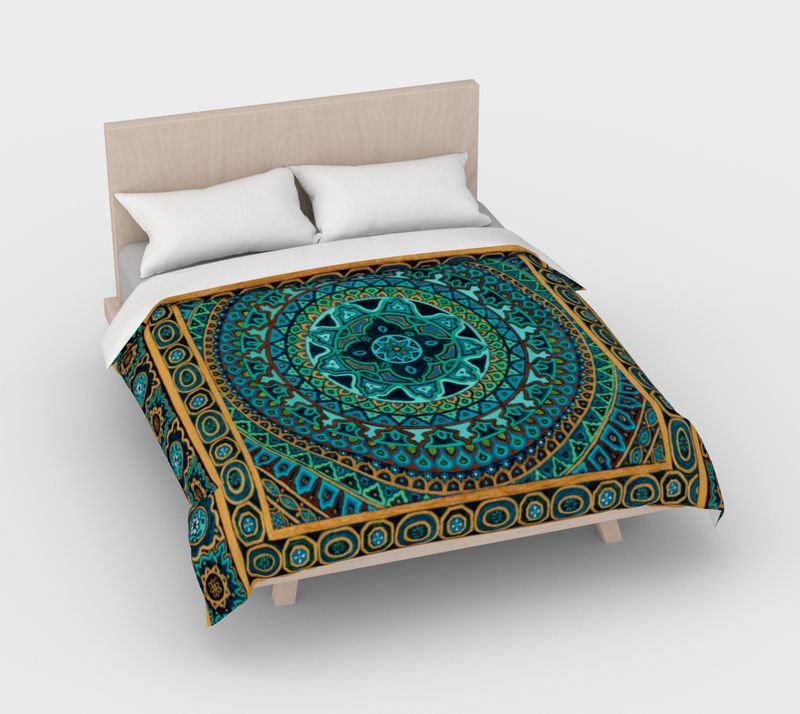 Emerald Queen Duvet Cover