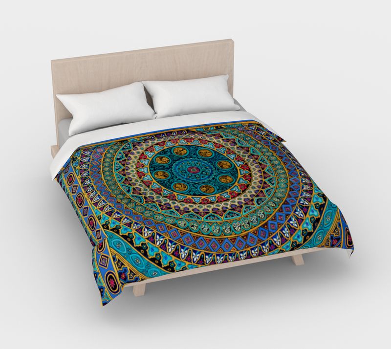 Deep Cove Queen Duvet Cover