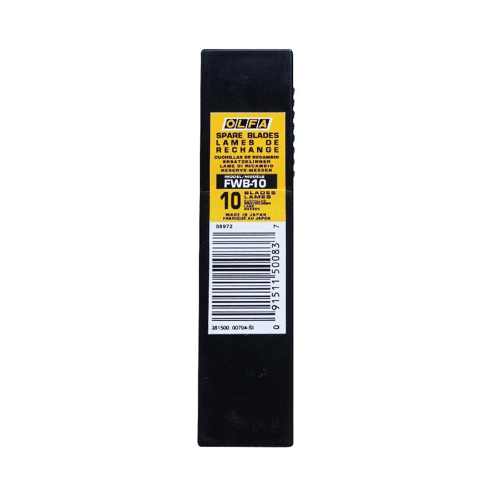 Olfa EXCEL BLACK™ Ultra Sharp Blade 43mm - Pack of 10 (FWB10)