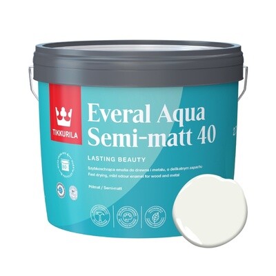 Tikkurila Everal Aqua 40 Semi Matt White