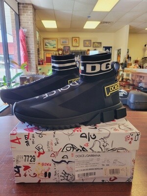 Dolce &amp; Gabbana Black Sneakers Size 44 (US 10)