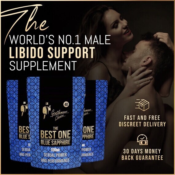 Gentleman&#39;s Choice™ 40 Tablets - The Best One Blue Sapphire - Herbal Supplement Complex for Men