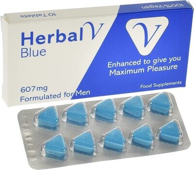 Herbal V Blue Supplement Pills for Men - Powerful Fast Acting Enhancing Male Stamina Booster Herbal V Blue Supplement Pills for Men - Powerful Fast Acting Enhancing Male Stamina Booster
