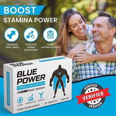 Blue Power 10 Pills 100mg - Designed to Boost High Stamina, Performance &amp; Prolonged Results.⭐️⭐️