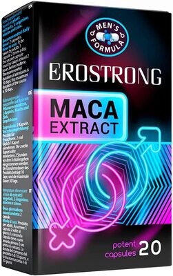 Erostrong Premium Booster Supplements for Men with Natural Maca Root Extract and Zinc Maintains Normal Hormone Level Glucan Free Formula 20 Capsules Erostrong Premium Booster Supplements for Men with Natural Maca Root Extract and Zinc Maintains Normal Hormone Level Glucan Free Formula 20 Capsules