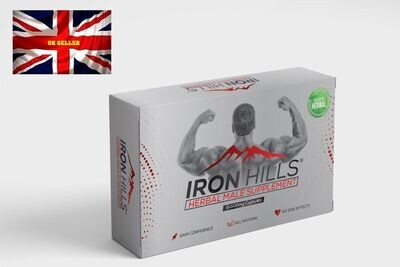 IRON HILLS MALE HERBAL CAPSULES FOR MEN WITH WITH VITAMIN C UK 30 X 100MG IRON HILLS MALE HERBAL CAPSULES FOR MEN WITH WITH VITAMIN C UK 30 X 100MG