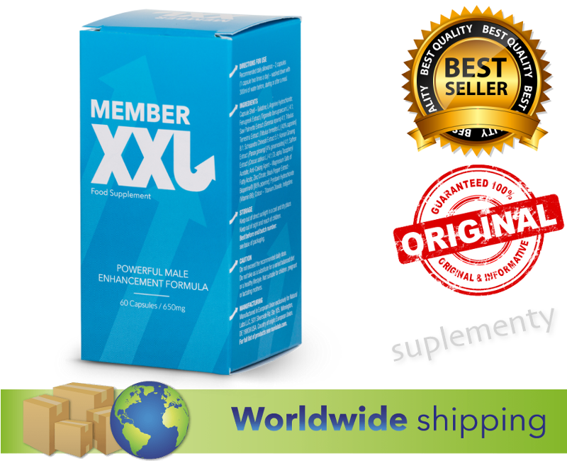 Member XXL Male Enlarger Longer Wider Bigger Enhancement 60 caps Xtrasiz