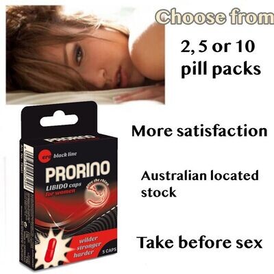 Women&#39;s Female Libido Enhancing SEX Drive Pills Increase Horny pills BY PRORINO 10 X MG