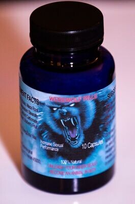 Werewolf Pills - Male Enhancement Sex Pills - Stay Hard - Weekend Stamina