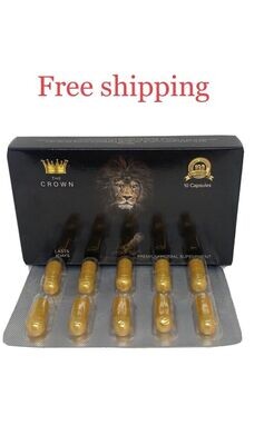 The crown male enhancement sex pills Natural booster 10 PACK