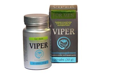 Viper for Men 30 Pills Help Means to Support Libido &amp; Sex Potency