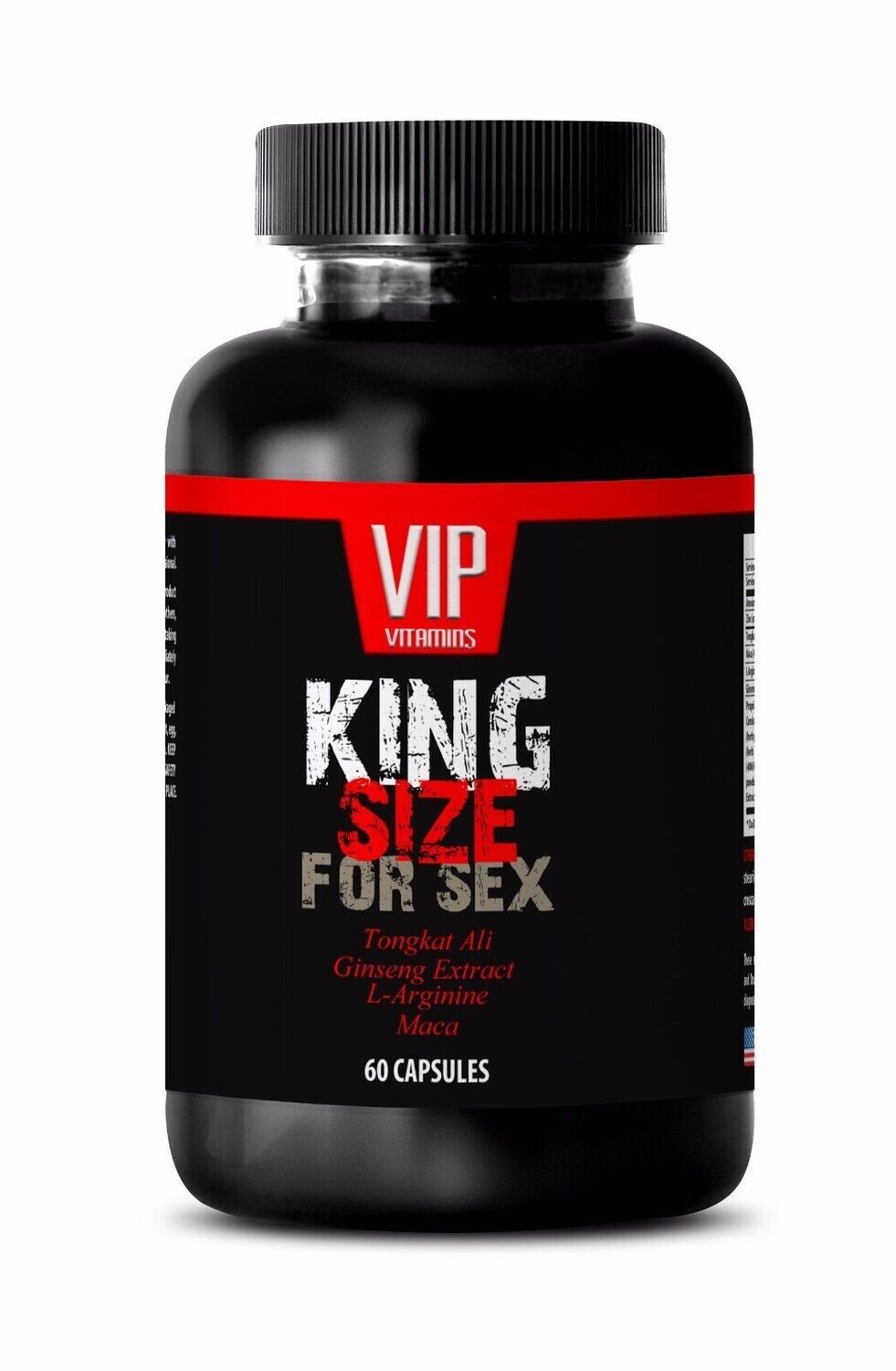 Male Stamina Pills - KING SIZE FOR SEX - Male Enhancement - 1 Pack 60 Capsules