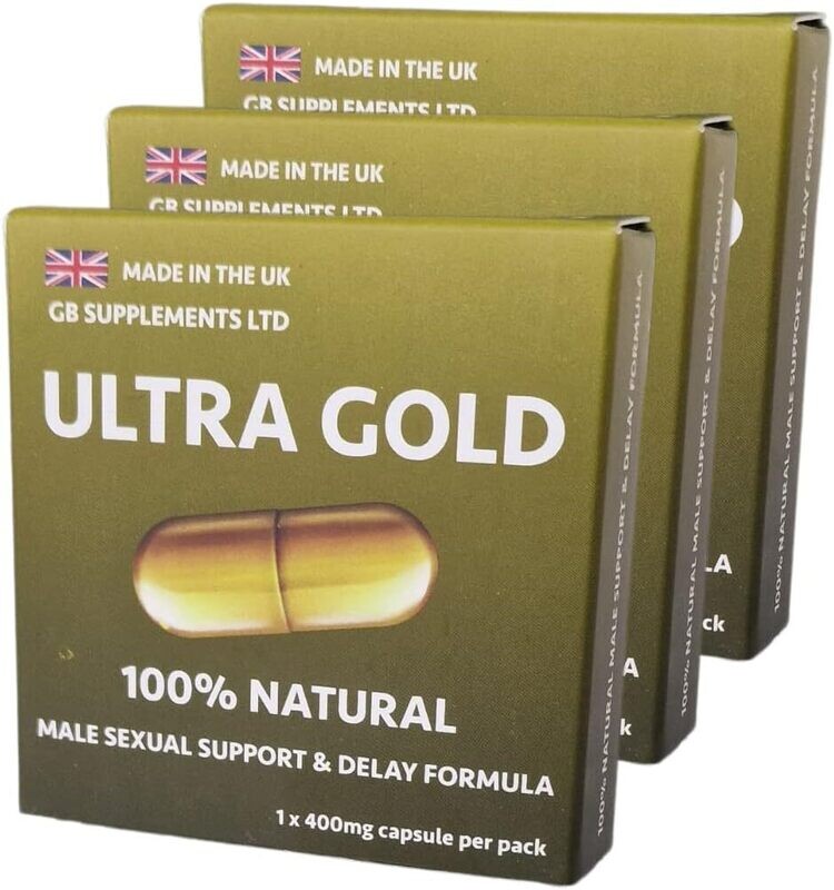 10 x Ultra Gold high-strength Tablets with Delay, a 100% Herbal sexual support supplement. 10 x Ultra Gold high-strength Tablets with Delay, a 100% Herbal sexual support supplement.