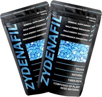 Zydenafil™ Blue Pill | 40 Tablets | Fast Effect Male Performance Enhancing 100% Herbal Food Supplement | Zydenafil™ Blue Pill | 40 Tablets | Fast Effect Male Performance Enhancing 100% Herbal Food Supplement |