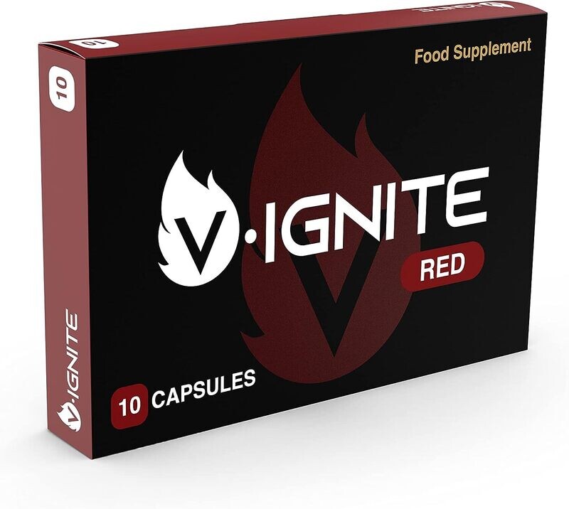 V•IGNITE - Strong and Fast Acting - 10 Capsules for Men | 100% Effective Natural Ingredients