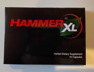 Hammer XL Super Strength New All-Natural Men&#39;s Vitality Pill -20 Capsule