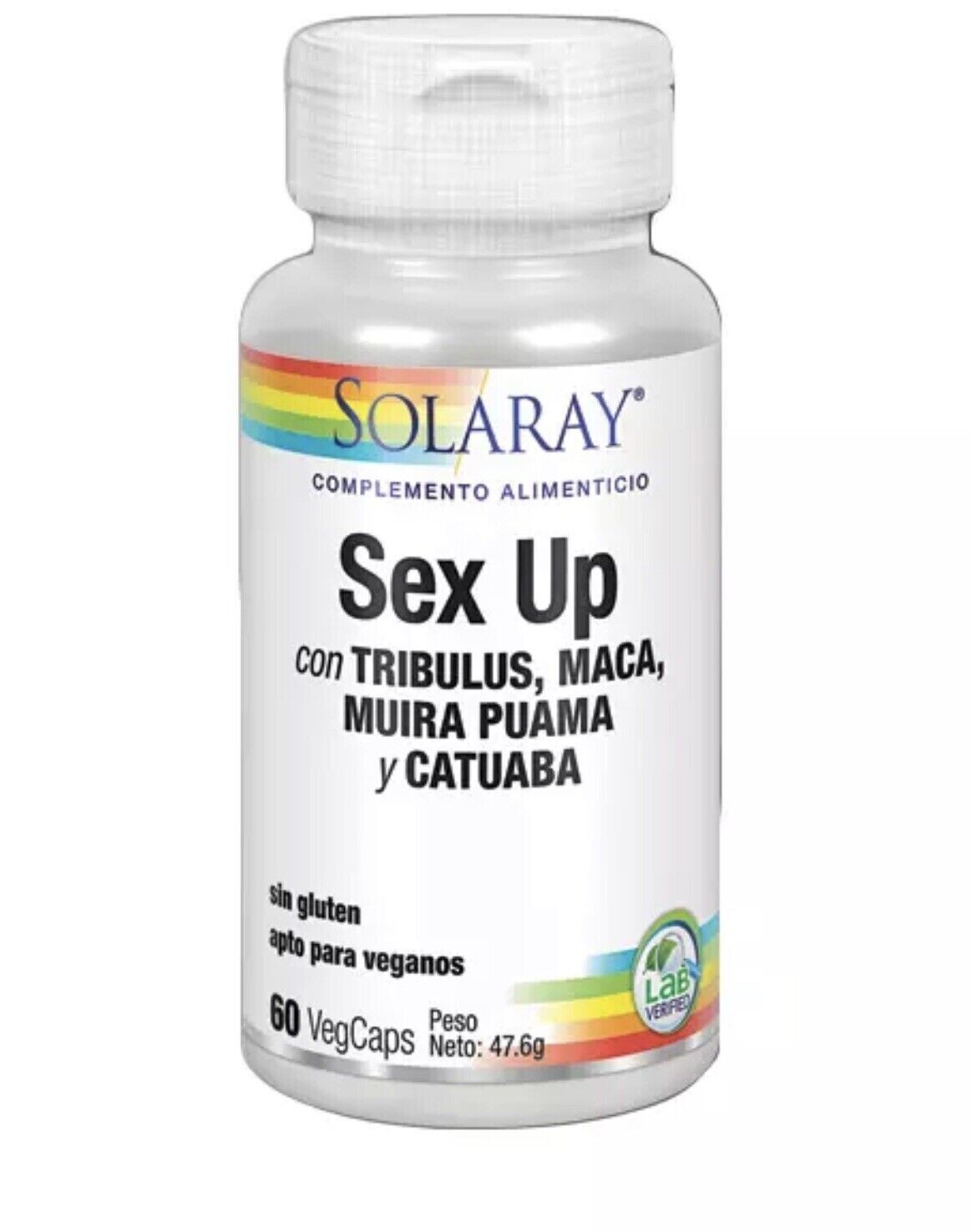 Solaray SEX UP 60 Caps. Tribulus, Maca, Muira Puama and Catuaba