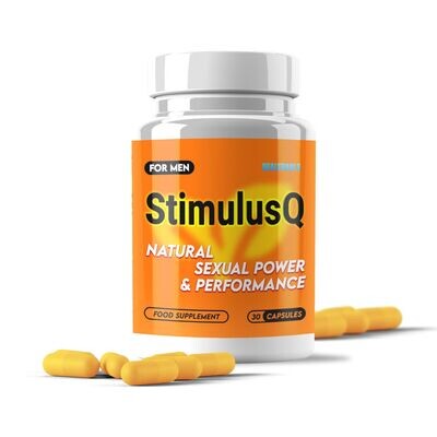 StimulusQ Food Supplement for Men 30 Aphrodesiac Capsules for Hims