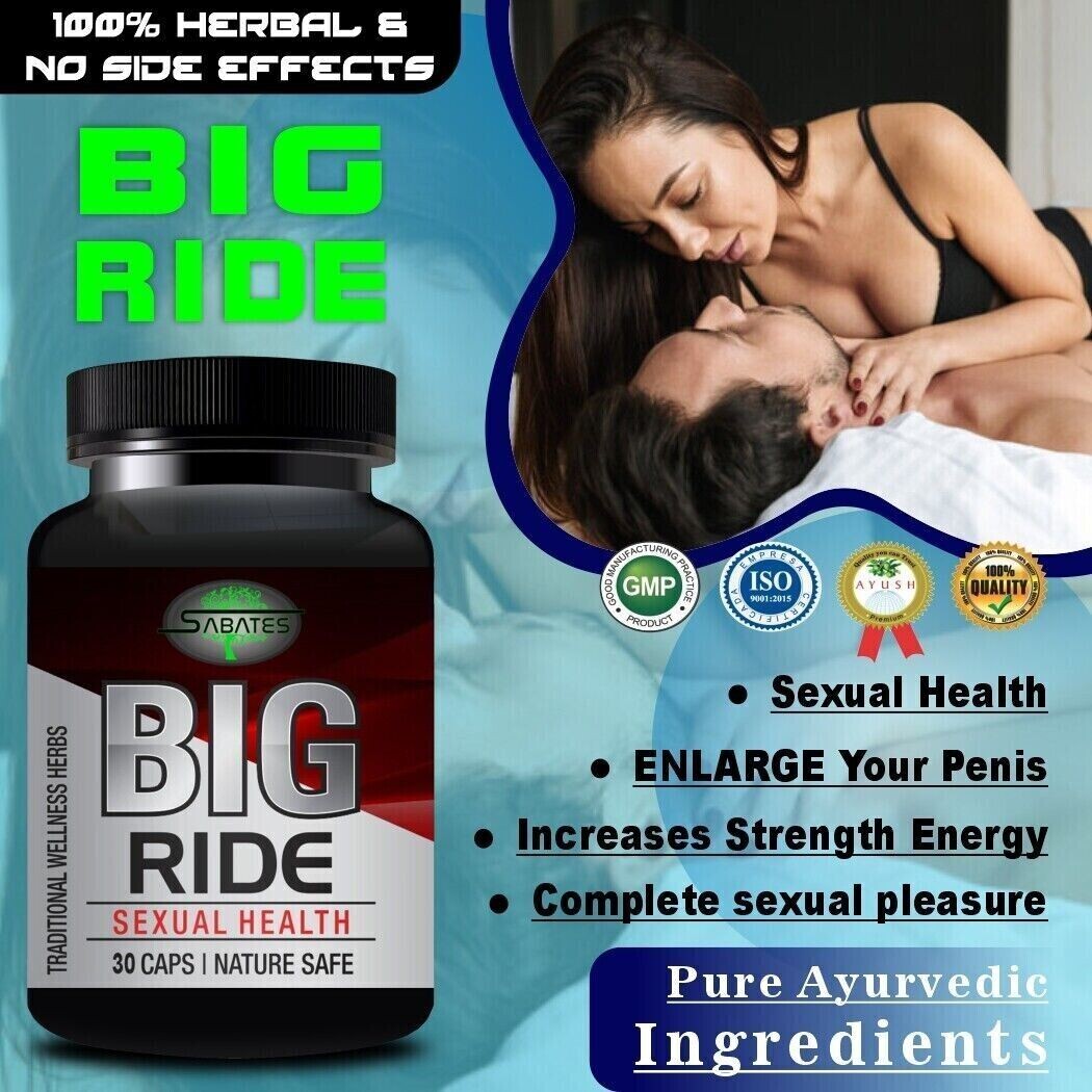 Sabates Big Ride Capsule For Improves Sexual Potency &amp; Performance 30 Capsules