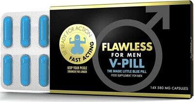 V Pill - Men’s Performance Enhancing Blue Pills | 14 Capsules | Extra Strength Potency | for Longer Male Endurance, Energy &amp; Stamina