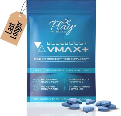 Blue Pill | Herbal Supplement Blue Pills for Men | High Strength Performance Powerful Fast Acting Long Lasting Results | Enhancing Male Stamina &amp; Endurance Booster Tablets