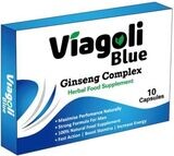 Viagoli - Blue Ginseng Capsules, 20% Ginsenosides &amp; 100% Natural, Ginseng Complex Herbal Supplements, with Extra Energy &amp; Booster for Men&#39;s Health