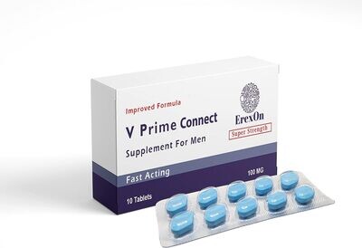 Erexon - V Prime Connect 10 - Herbal Supplement for Men - Strong Effect - Performance & Enhancement Tablets for Men - Cordyceps Sinensis, Ashwagandha, Korean Ginseng, Maca Root, Zinc Erexon - V Prime Connect 10 - Herbal Supplement for Men - Strong Effect - Performance & Enhancement Tablets for Men - Cordyceps Sinensis, Ashwagandha, Korean Ginseng, Maca Root, Zinc