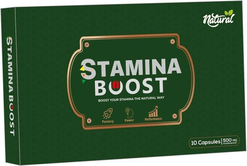 Natural Stamina Booster - Energy Enhance, Endurance for Man