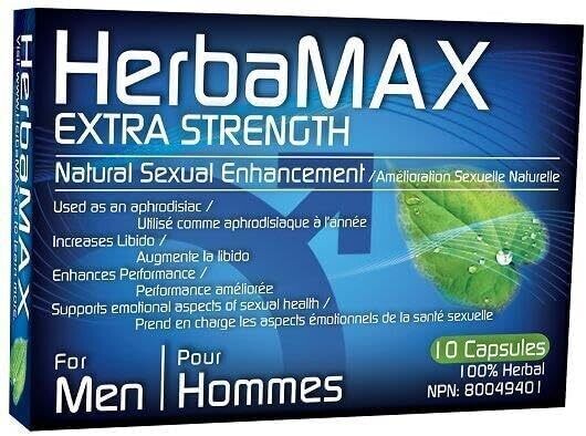 Herbamax - For Men Once a Day | Reduce Mental Fatigue | 10 capsules