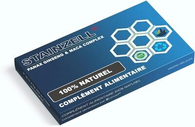 Stainzell - Panax Ginseng &amp; Maca Dietary Food Supplement [12 Capsules]
