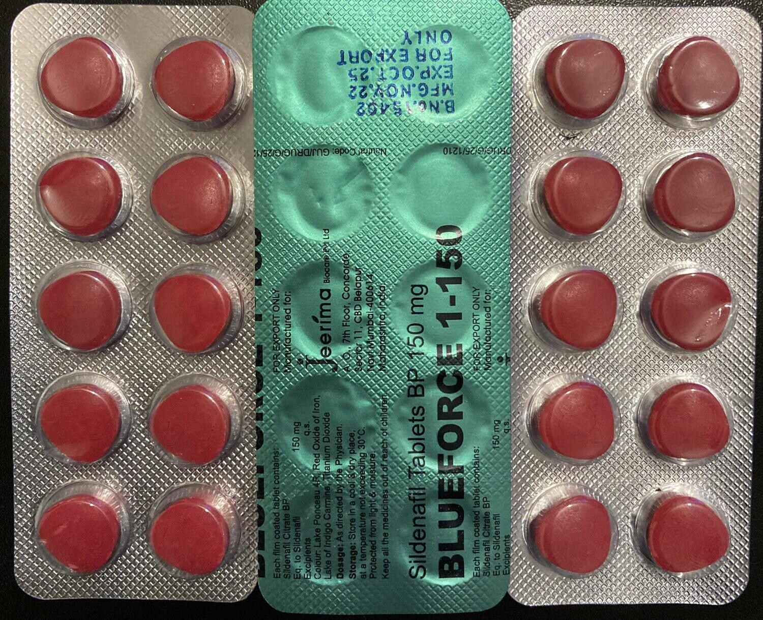 BLUEFORCE 150mg | Maximum Duration, Immediate Effect, Without Contraindications, 100% Natural |10X Strong Pills