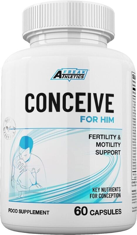 Conceive for Him Fertility Supplements for Men - Male Fertility Supplements - Vitamins & Minerals Plus Key nutrients for Male Fertility & Motility 60 Capsules Conceive for Him Fertility Supplements for Men - Male Fertility Supplements - Vitamins & Minerals Plus Key nutrients for Male Fertility & Motility 60 Capsules