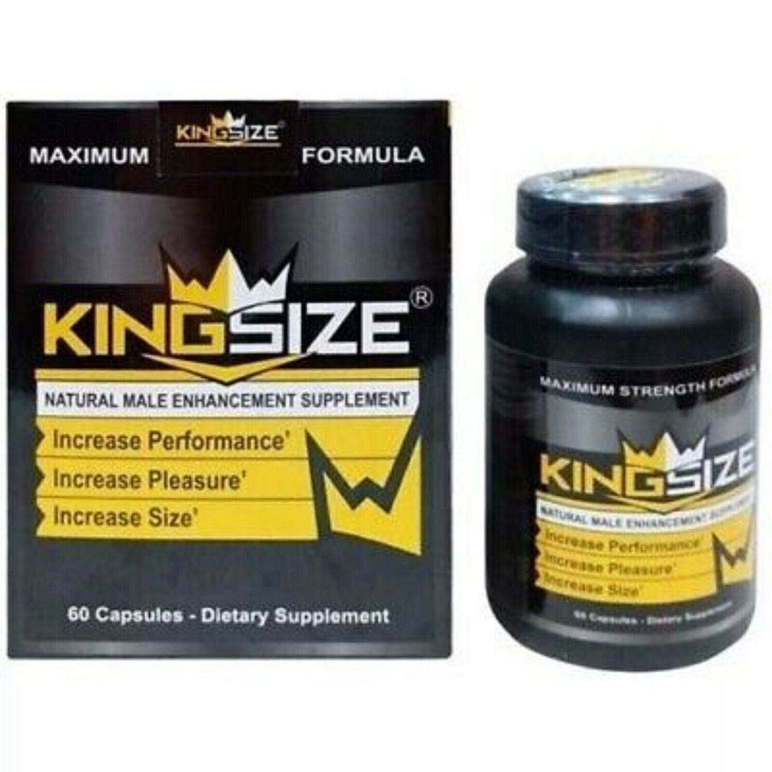 AYURVEDIC King Size Capsules 60 caps FOR MEN WITH LONGER EXPIRY + FREE SHIP