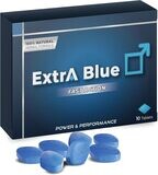 Extra Blue | 10 Tablets | Stronger | Power &amp; Performance | Immediate Effect | 100 Natural