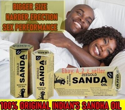 🇬🇧 100% Original India&#39;s No.1 SANDA SANDHAA NATURAL Penis essential oil 15ml