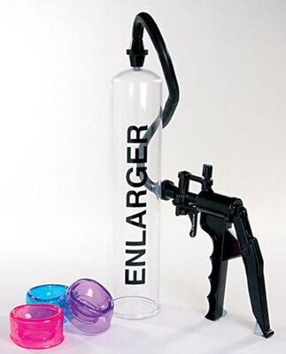 X FACTOR PENIS PUMP EXTRA LARGE 12&quot; Developer ENLARGER Discreet 3 SLEEVES UK