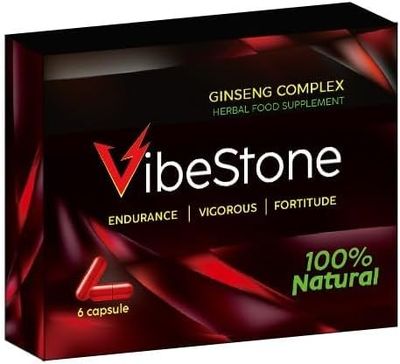 VIBESTONE RED-New Stronger for Longer Formula for Men - Ultra Strong Performance Enhancing Pills, Stamina Endurance Booster RED Supplement Pills for Men - 6 Ginseng Capsules 500MG VIBESTONE RED-New Stronger for Longer Formula for Men - Ultra Strong Performance Enhancing Pills, Stamina Endurance Booster RED Supplement Pills for Men - 6 Ginseng Capsules 500MG