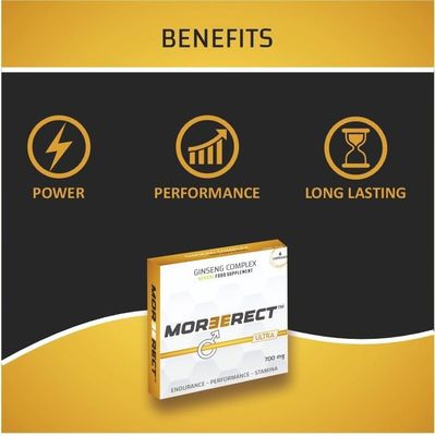 MOREERECT™ Ultra - Stronger and Longer for a Confident Performer - Advanced Performance Enhancing Pills, Stamina Endurance Booster Gold Supplement Pill for Men - 4 Ginseng Capsules MOREERECT™ Ultra - Stronger and Longer for a Confident Performer - Advanced Performance Enhancing Pills, Stamina Endurance Booster Gold Supplement Pill for Men - 4 Ginseng Capsules