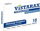 VISTARAX - Stronger and Longer for Confident Performer - Ultra Strong Performance Enhancing Pills, Stamina Endurance Booster Gold Supplement Pills for Men - 10 Ginseng Capsules