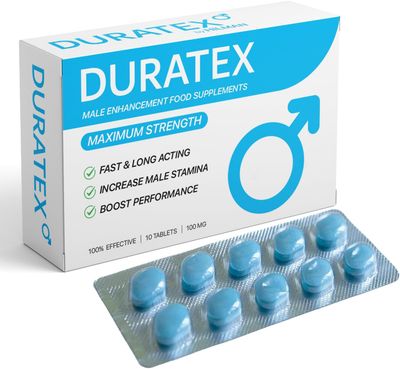 DURATEX by Hilman Blue Pills for Men Endurance - Premium Strong 100mg Tablets for Enhanced Stamina Firm Performance Power Booster Herbal Male Food Supplements for Long Lasting (10 Count (Pack of 1)) DURATEX by Hilman Blue Pills for Men Endurance - Premium Strong 100mg Tablets for Enhanced Stamina Firm Performance Power Booster Herbal Male Food Supplements for Long Lasting (10 Count (Pack of 1))