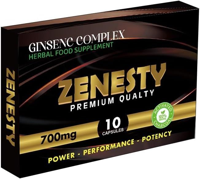 ZENESTY® - Enhance Your Performance - Extra Strength Performance Enhancing Pills, Stamina Endurance Booster Gold Supplement Pills for Men - 10 Ginseng Capsules