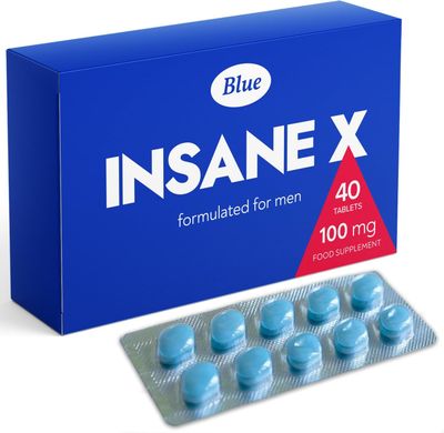 INSANE X 40 Pills for Men 100mg: Fast-Acting Enhanced Strength Supplements Tablets - Harder & Stronger - Prolonged High Performance - Energy & Male Enhancing - Herbal & Food Supplement UK INSANE X 40 Pills for Men 100mg: Fast-Acting Enhanced Strength Supplements Tablets - Harder & Stronger - Prolonged High Performance - Energy & Male Enhancing - Herbal & Food Supplement UK