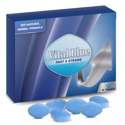 50 x 100mg - Vital Blue For Men - Support Formula